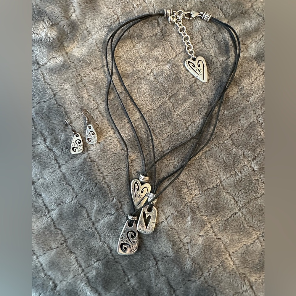Brighton necklace and earrings